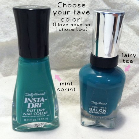 turquoise polish nail pearmama twitter