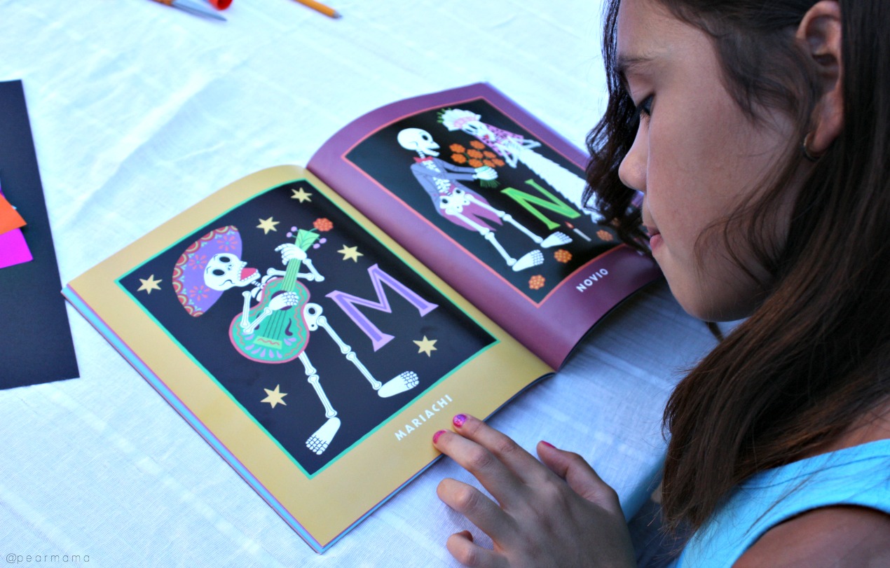 Using your favorite book for inspiration, make this calaca-inspired paper collage with your kids to celebrate the Mexican tradition of Dia de los Muertos.