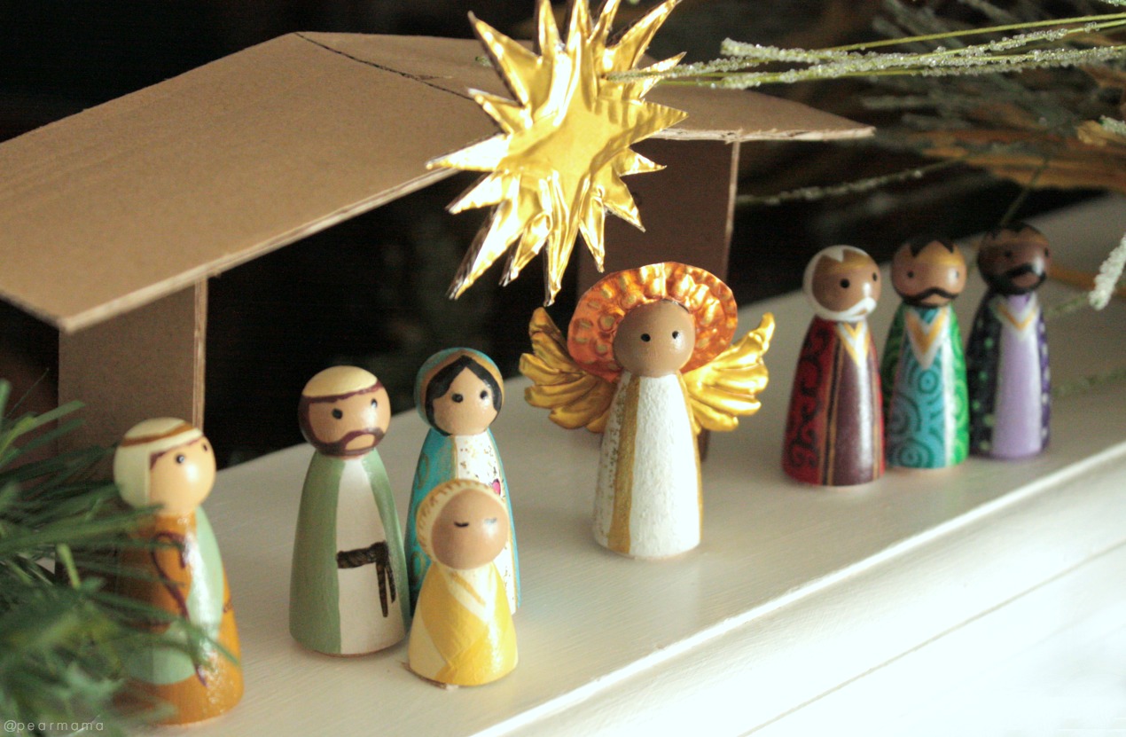 christmas peg dolls