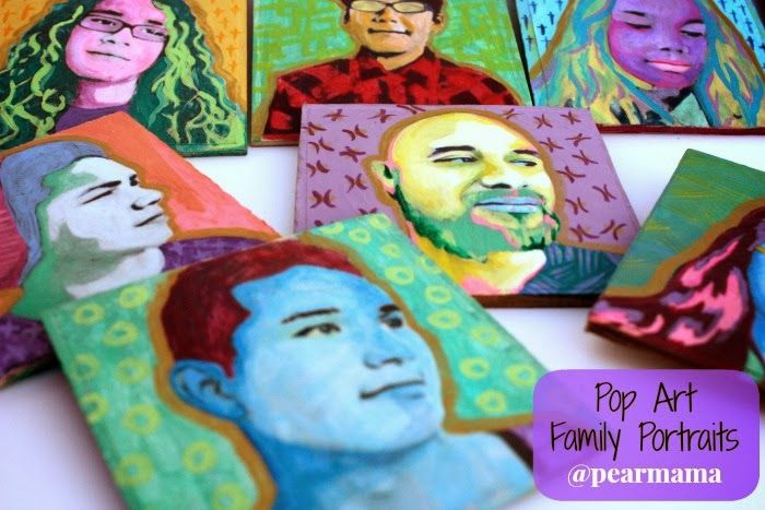 DIY: Create Your Own Pop Art Family Portraits