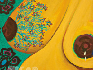 Art created to raise positive vibrations by Pearmama.