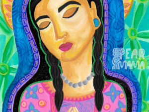 Art created to raise positive vibrations by Pearmama.