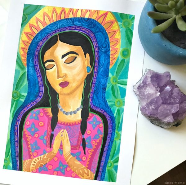 Art created to raise positive vibrations by Pearmama.