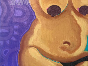 Art created to raise positive vibrations by Pearmama.