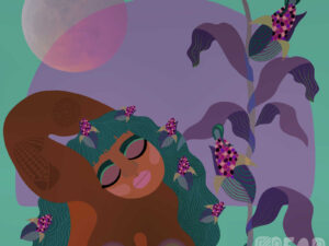 Art created to raise positive vibrations by Pearmama.