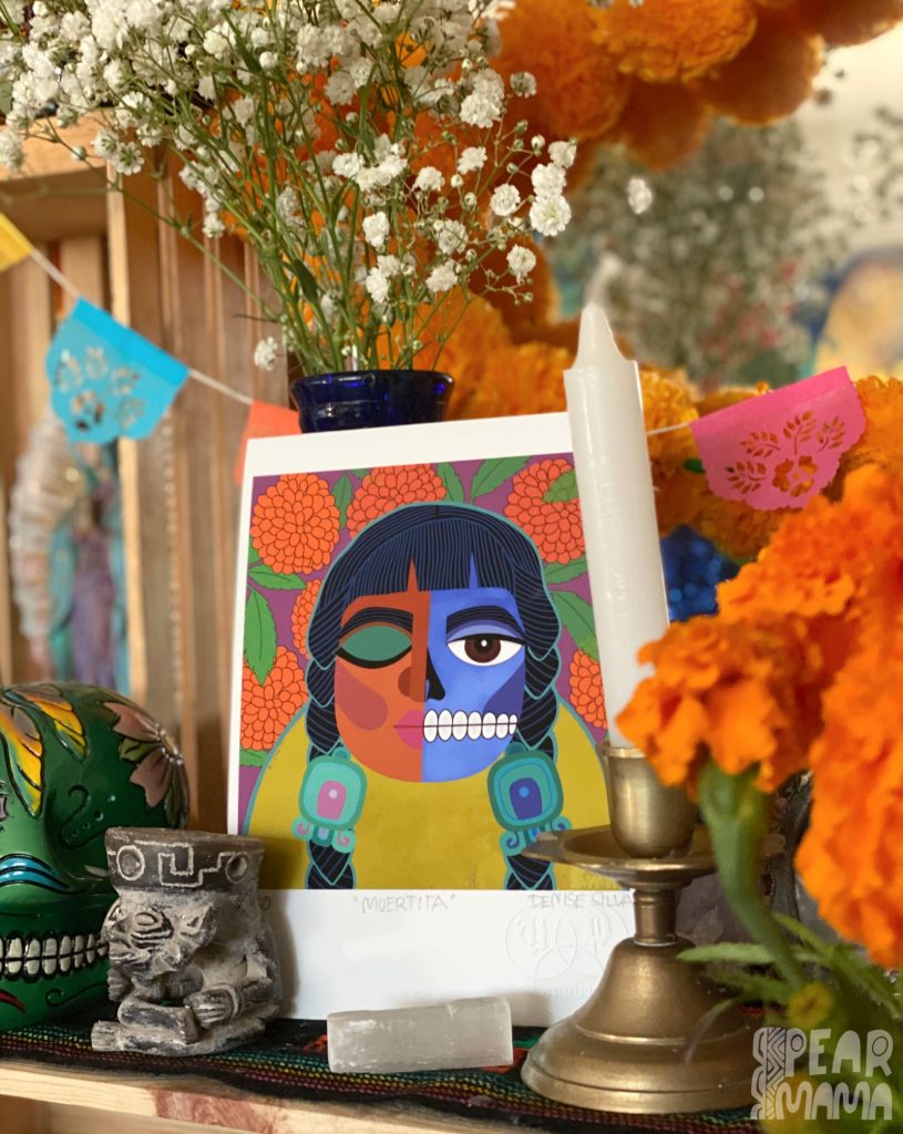 To celebrate Dia de los Muertos and honor the spirits of our muertos.