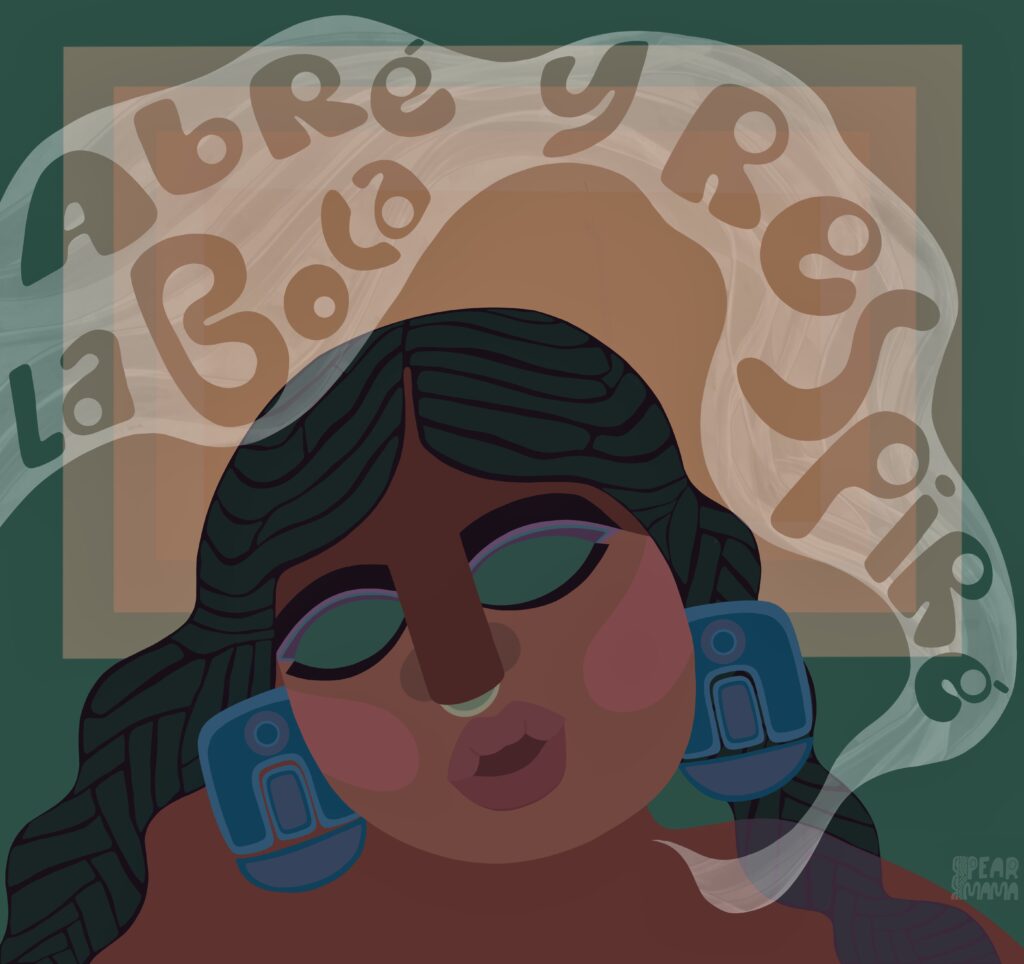 Breathing meditation art