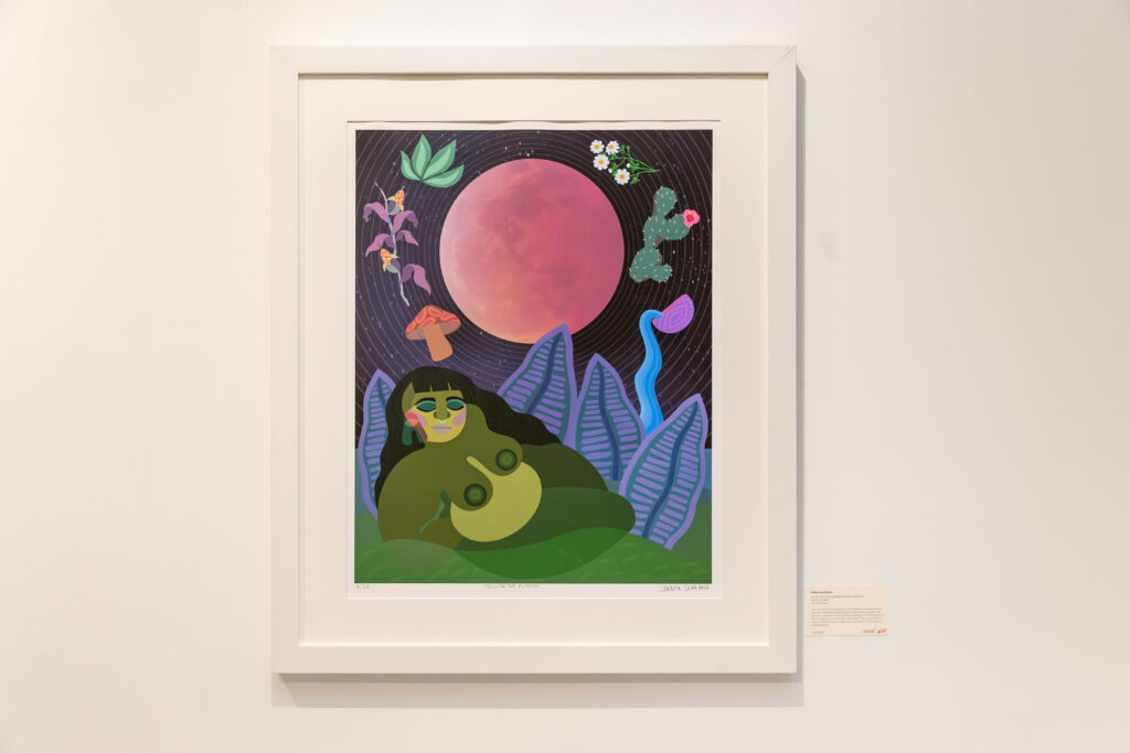 follow the plants art print moon cycle animism