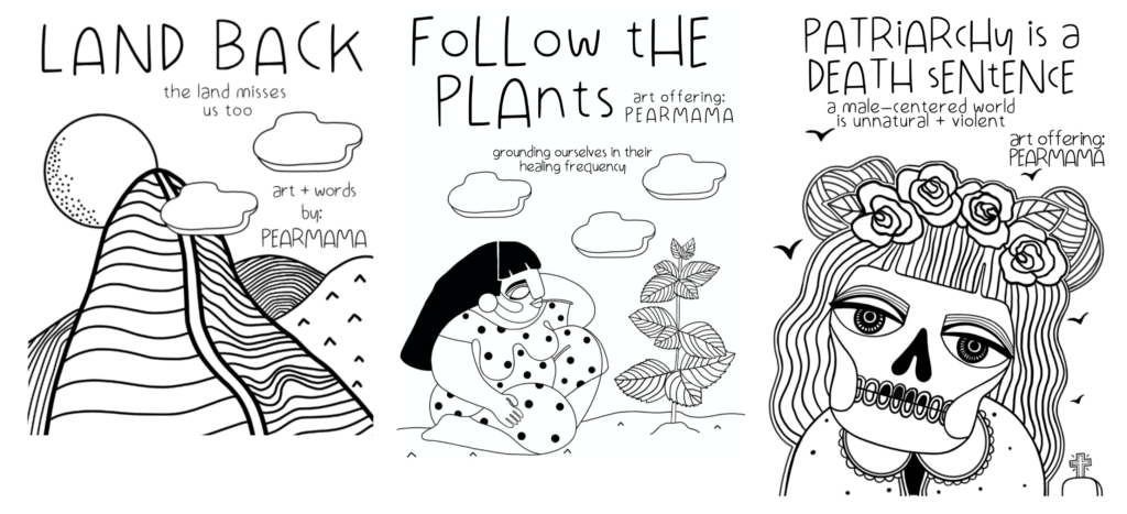 pearmama community art zines