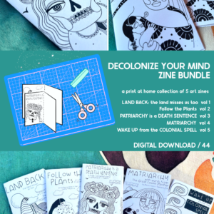 pearmama art zine bundle vol 1 - 5