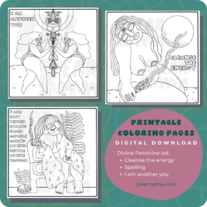 divine feminine coloring pages