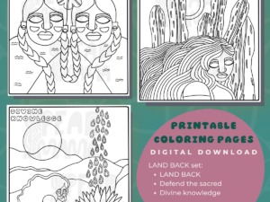 LAND BACK coloring pages