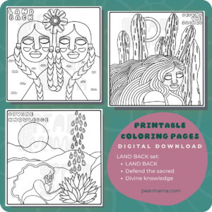 LAND BACK coloring pages