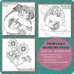 mother frequency coloring pages