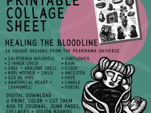 printable collage sheet: healing the bloodline
