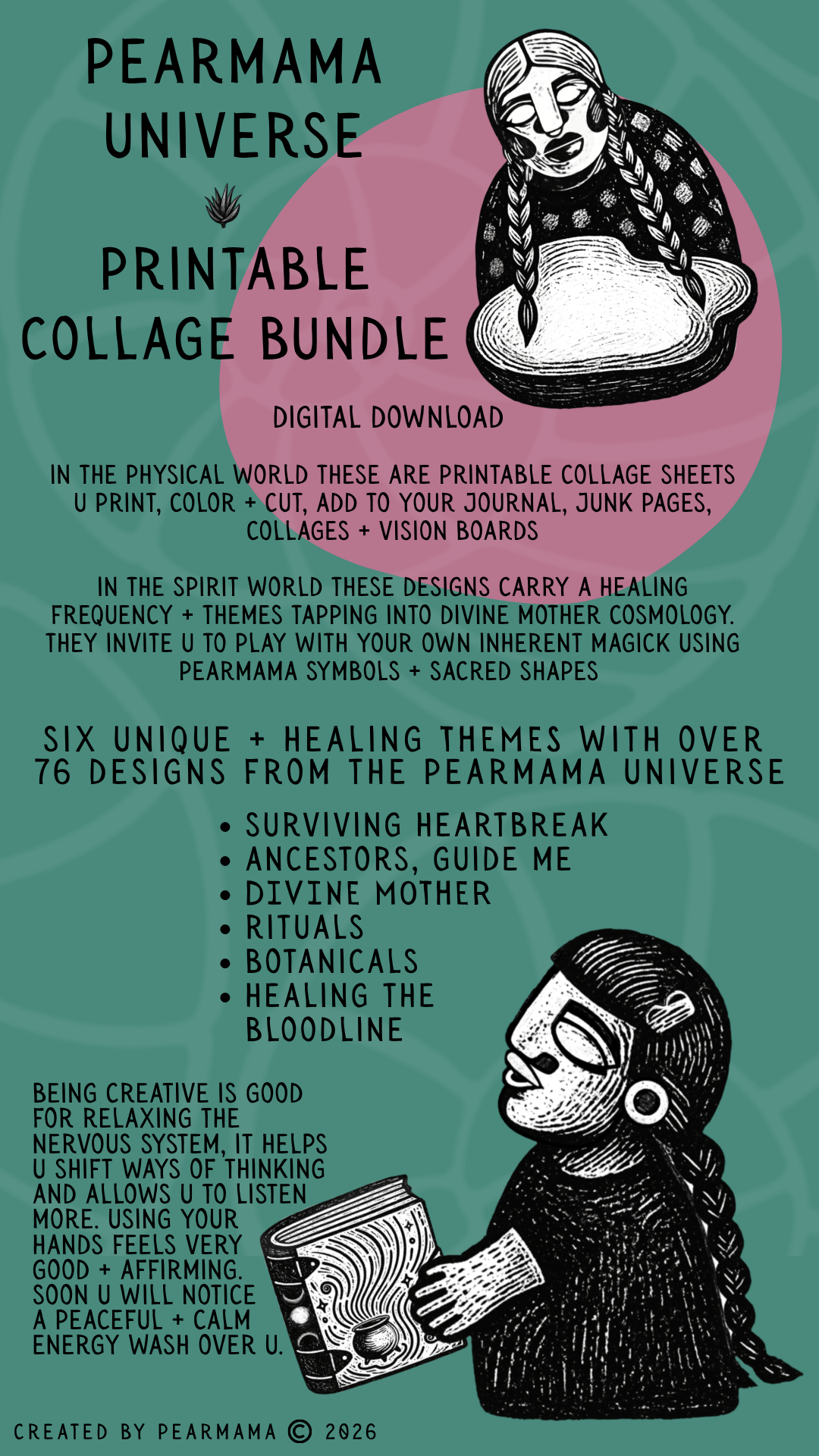 Pearmama universe collage BUNDLE